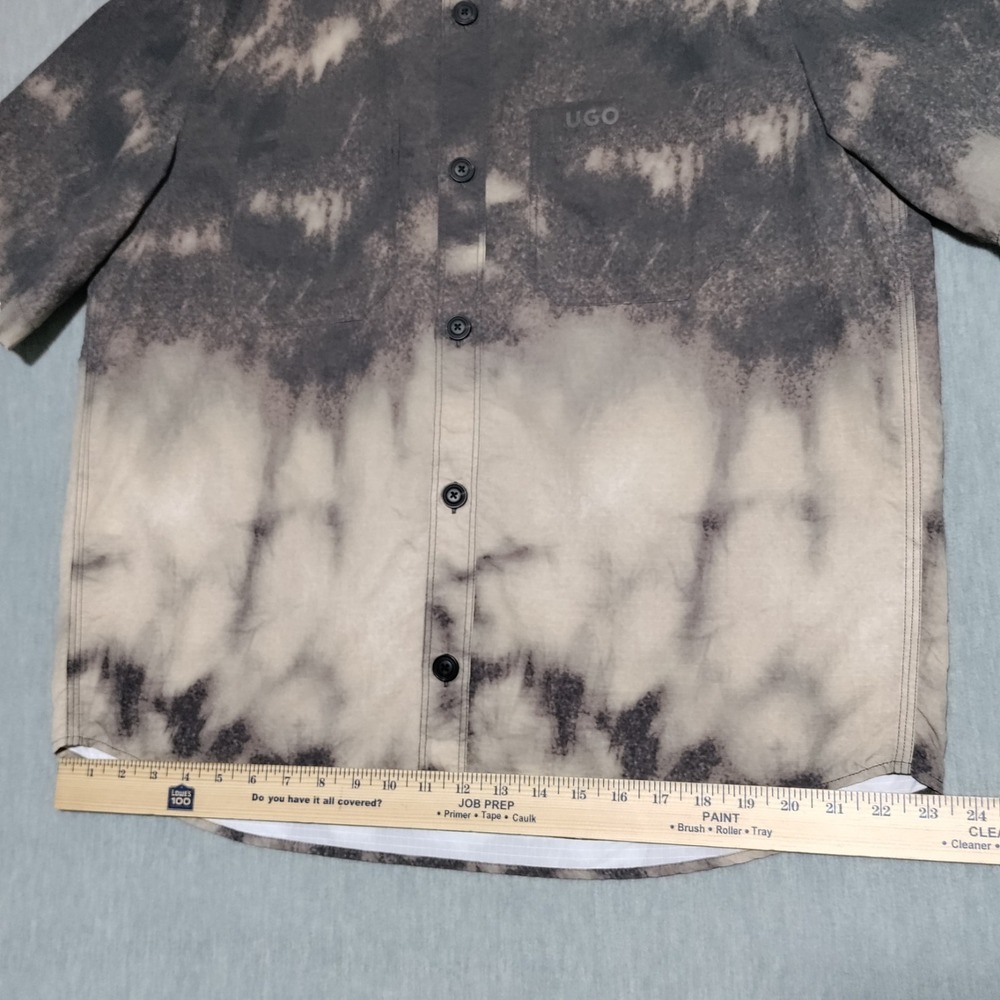 Hugo Boss Eratino Mens Shirt Medium Multi Color Short Sleeve Casual Worn Once - Picture 7 of 13